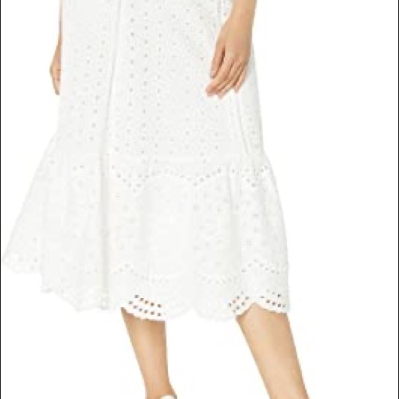 PARKER Ivory Embroidered Eyelet Dress - Picture 10 of 10